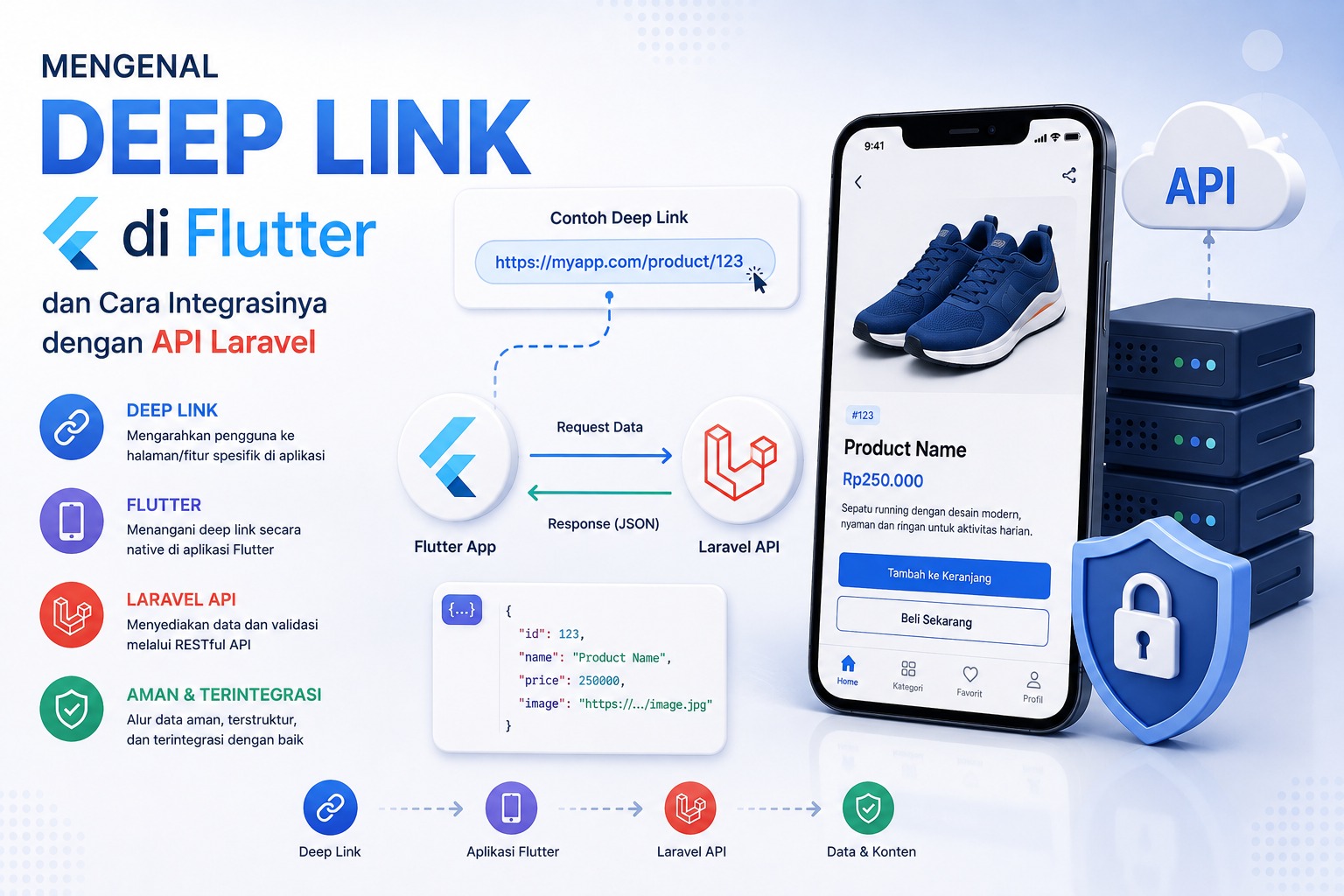 Mengenal Deep Link di Flutter dan Cara Integrasinya dengan API Laravel